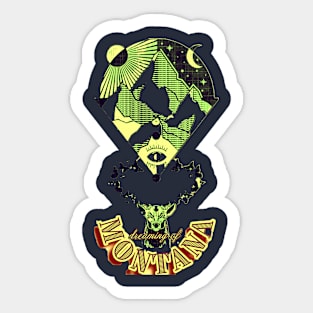 retro dreaming Sticker